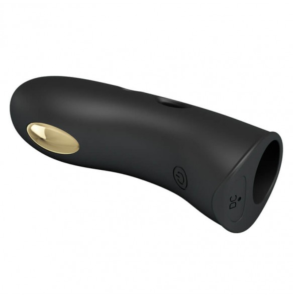 PRETTY LOVE - MARICO Electric Shock Finger Vibrator (Chargeable - Black)